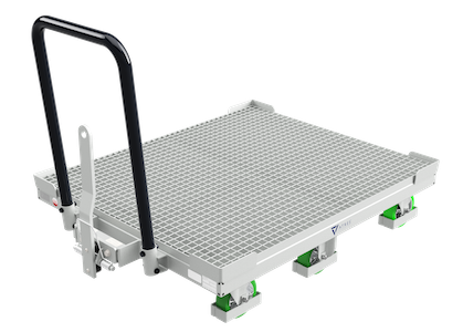 Logistikwagen mit Gitter