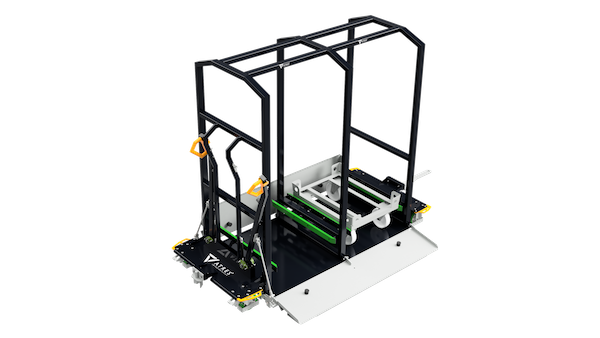 taxiLiner 2 slot mother daughter system with logistic frame